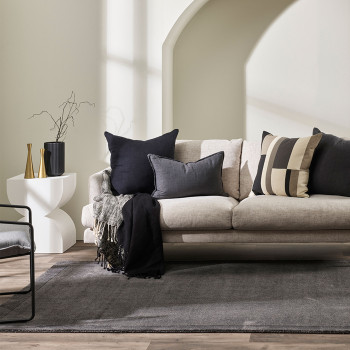 Ollo Chevalier Rug - 250 x 350 cm, Charcoal