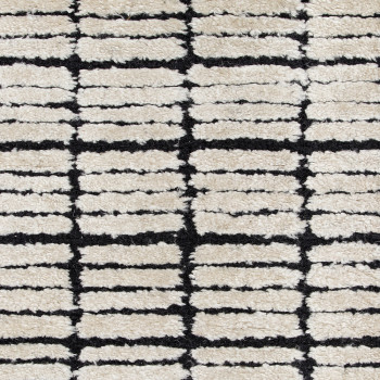 Ollo Enzo Rug - 160 x 230 cm, Black/Ivory