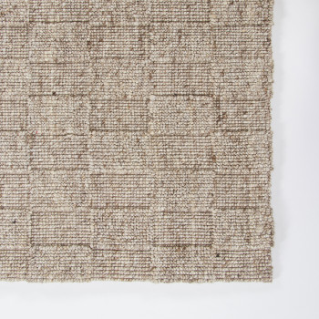 Ollo Checker Rug - 200 x 290 cm, Beige