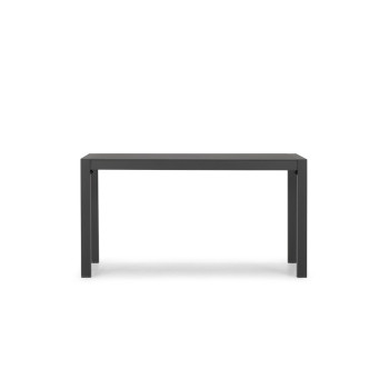 Antoni Outdoor Dining Table - W140, Gunmetal