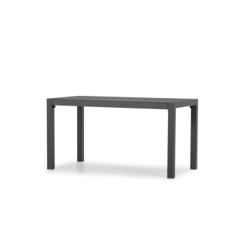 Antoni Outdoor Dining Table - W140, Gunmetal