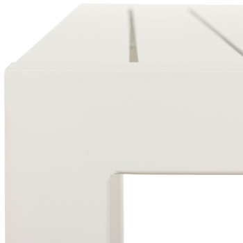 Antoni Outdoor Dining Table - W140, White