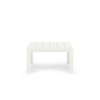 Delfi Outdoor Coffee Table, White