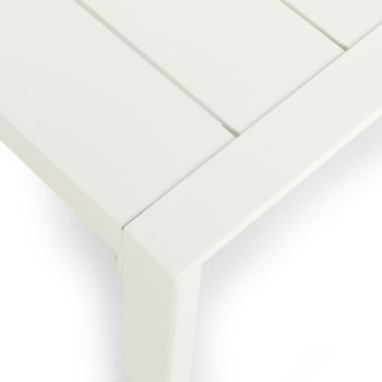 Delfi Outdoor Coffee Table, White