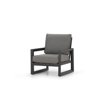 Delfi Outdoor One Seater, Gunmetal