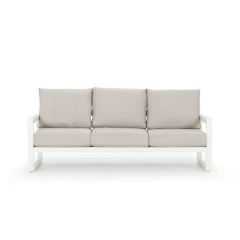 Delfi Outdoor 3 Seater, White