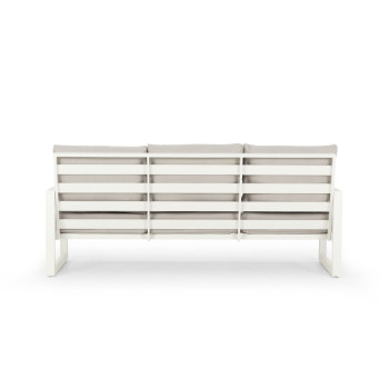 Delfi Outdoor 3 Seater, White