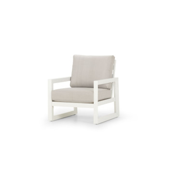 Delfi Outdoor One Seater, White