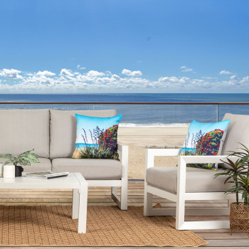 Delfi Outdoor One Seater, White