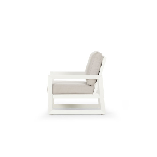 Delfi Outdoor One Seater, White