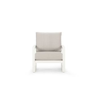 Delfi Outdoor One Seater, White