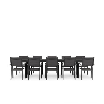 Antoni Outdoor Extension Table - W220/340, Gunmetal