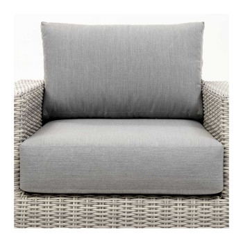 Capri Outdoor One Seater, Grey/White