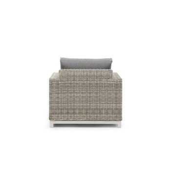 Capri Outdoor One Seater, Grey/White