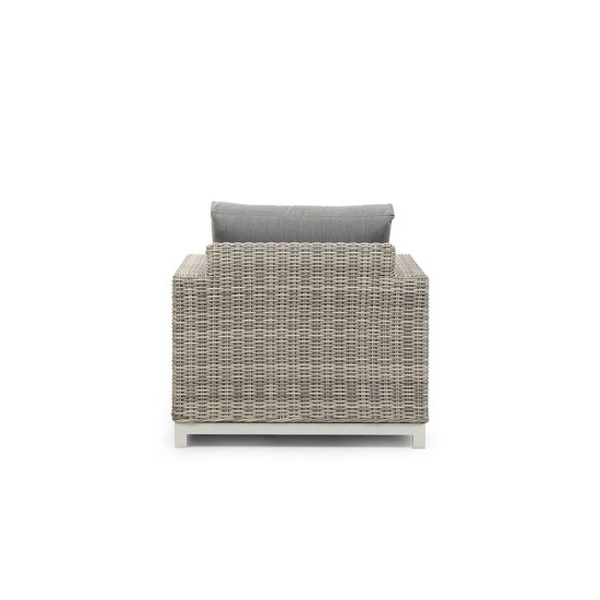 Capri Outdoor One Seater, Grey/White
