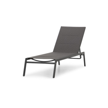 Antoni Outdoor Sun Lounger, Gunmetal