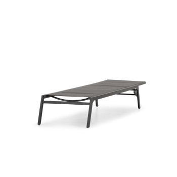 Antoni Outdoor Sun Lounger, Gunmetal