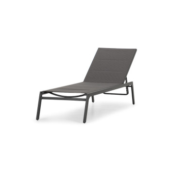 Antoni Outdoor Sun Lounger, Gunmetal