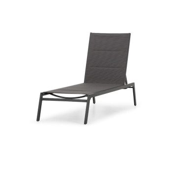 Antoni Outdoor Sun Lounger, Gunmetal