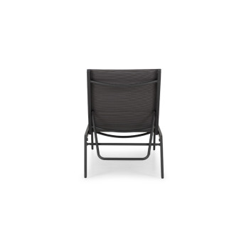 Antoni Outdoor Sun Lounger, Gunmetal
