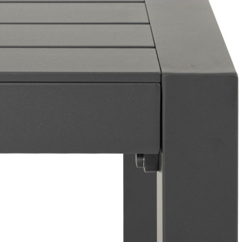 Antoni Outdoor Bar Table - W140, Gunmetal