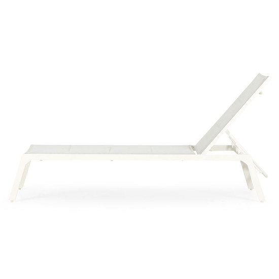 Antoni Outdoor Sun Lounger, White