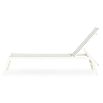 Antoni Outdoor Sun Lounger, White