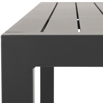 Antoni Outdoor Dining Table - W160, Gunmetal