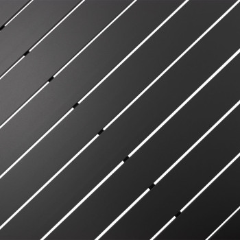 Antoni Outdoor Dining Table - W210, Gunmetal