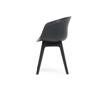 Blossom Outdoor Dining Chair, Charcoal