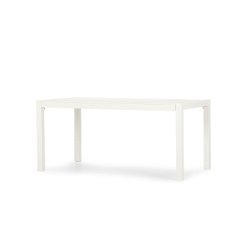 Antoni Outdoor Dining Table - W160, White