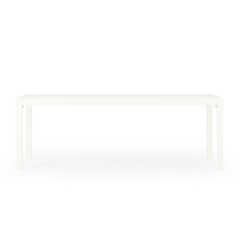 Antoni Outdoor Dining Table - W210, White