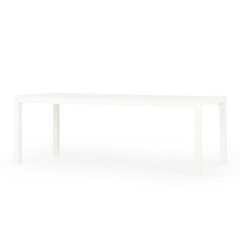 Antoni Outdoor Dining Table - W210, White