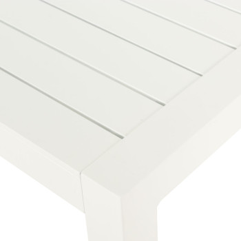 Antoni Outdoor Dining Table - W210, White