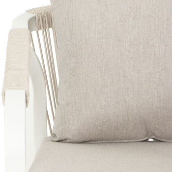 Pacific Outdoor Dining Chair, White