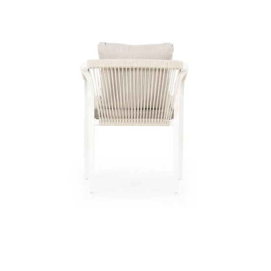 Pacific Outdoor Dining Chair, White