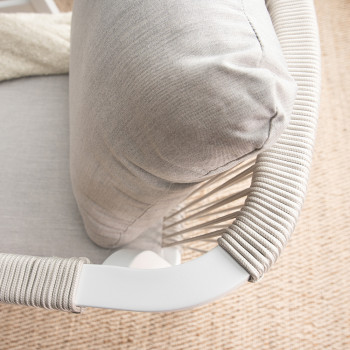 Pacific Outdoor Dining Chair, White