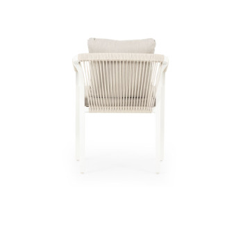 Pacific Outdoor Dining Chair, White
