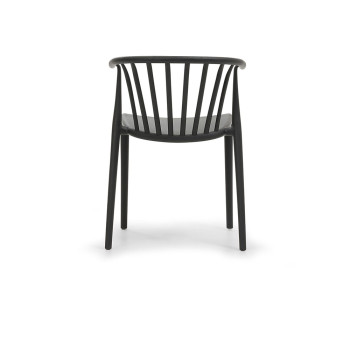 Zane Outdoor Dining Chair, Charcoal