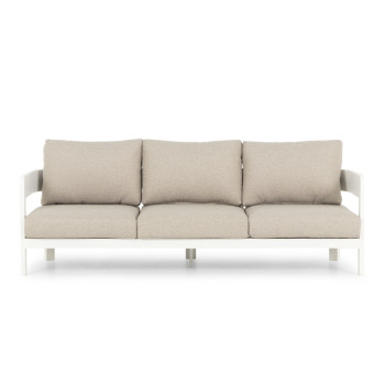 Noosa Outdoor 3 Seater, White
