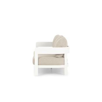 Noosa Outdoor 3 Seater, White