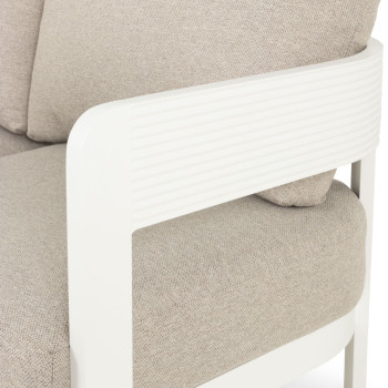 Noosa Outdoor 3 Seater, White