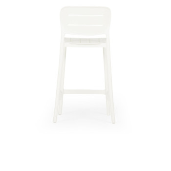 Avery Outdoor Barstool, White