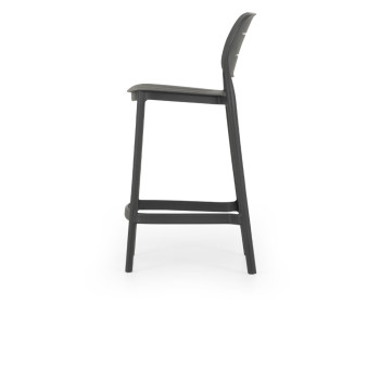 Avery Outdoor Barstool, Gunmetal