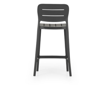 Avery Outdoor Barstool, Gunmetal