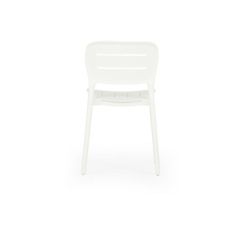 Avery Outdoor Dining Chair, White