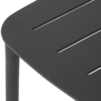 Avery Outdoor Side Table, Gunmetal