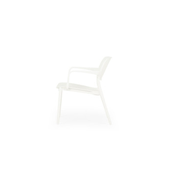 Avery Outdoor Lounge Chair, White
