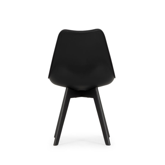 Carson Dining Chair, Black/Black