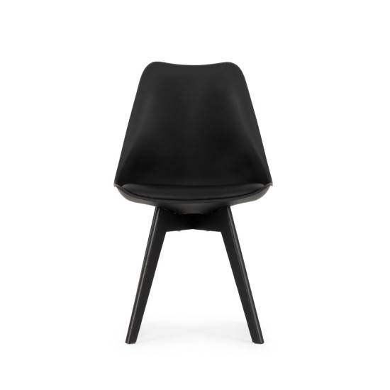 Carson Dining Chair, Black/Black